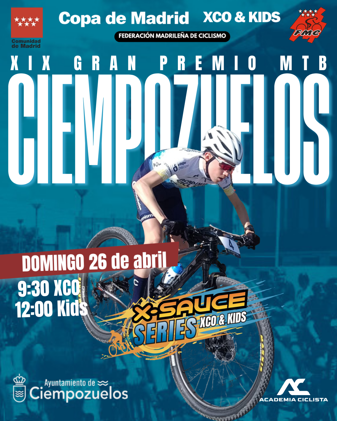 Gran Premio MTB de ciempozuelos XCO Y KIDS 25 de abril